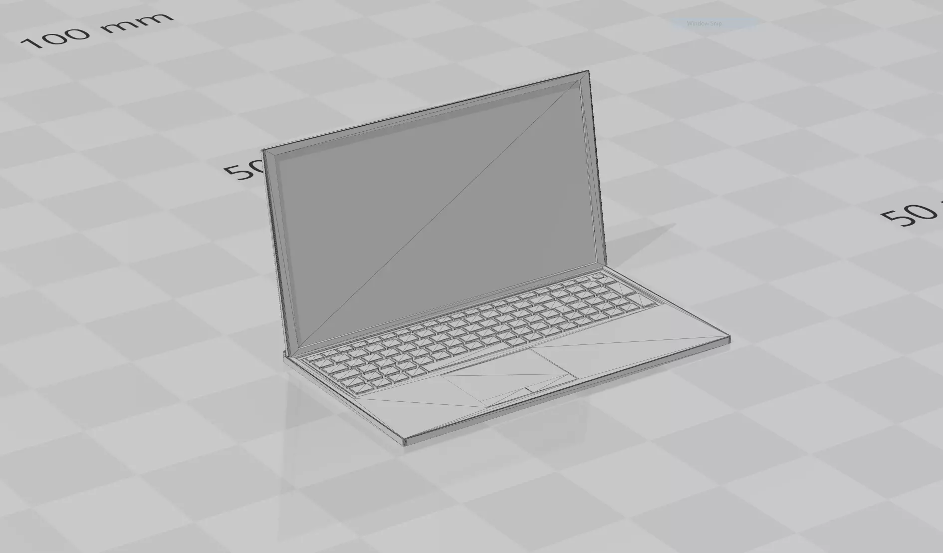 Laptop 3D model 3D model_0