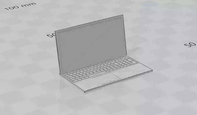Laptop 3D model