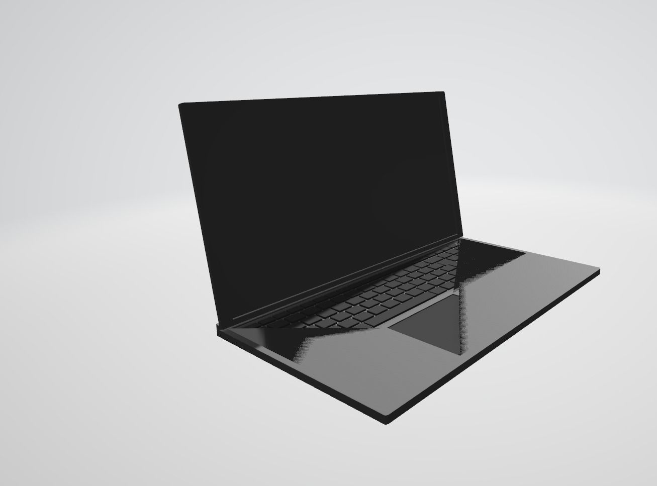 Laptop 3D model 3D model_1