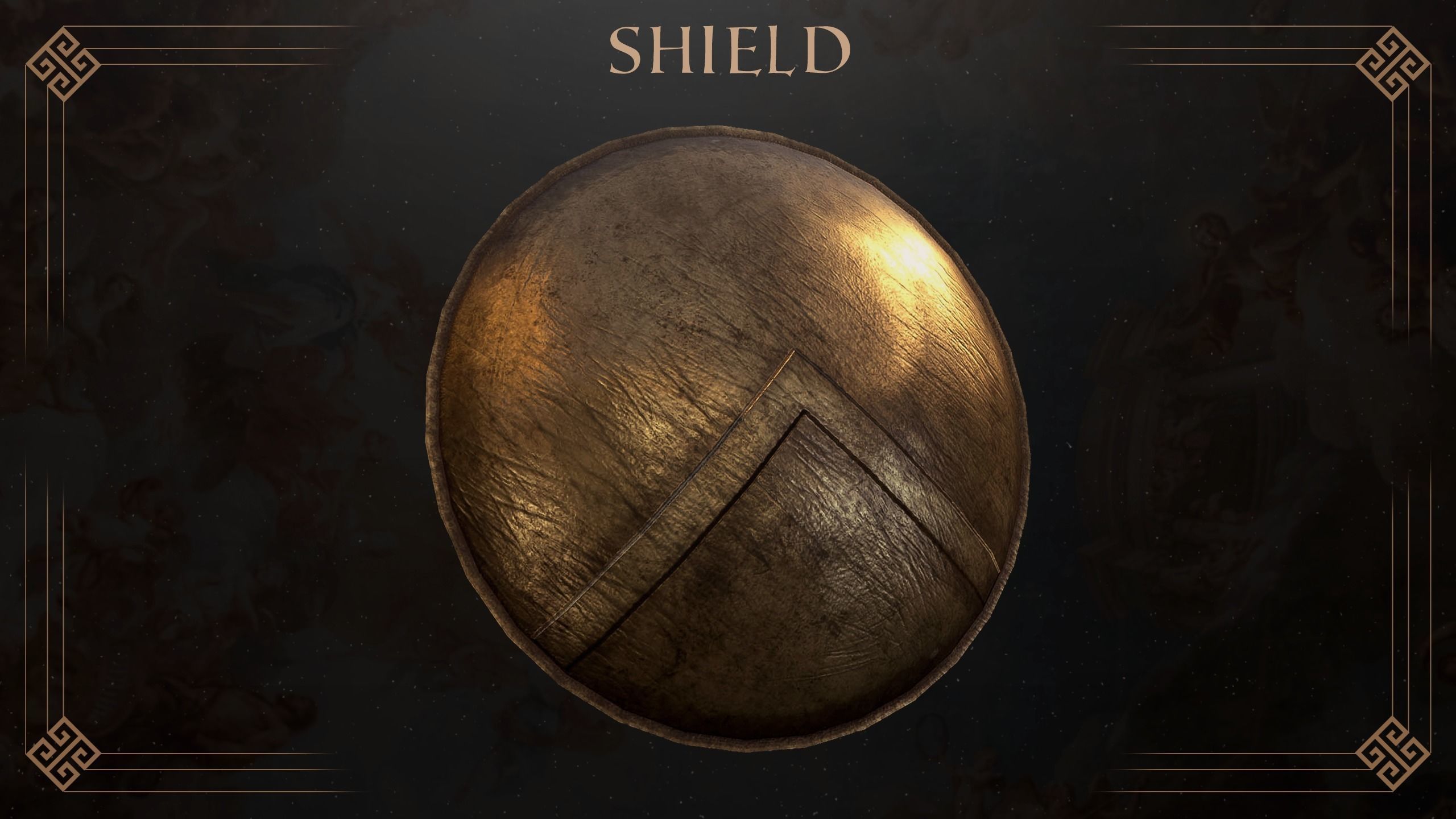 Ancient Greece Shield Pack  3D model_10
