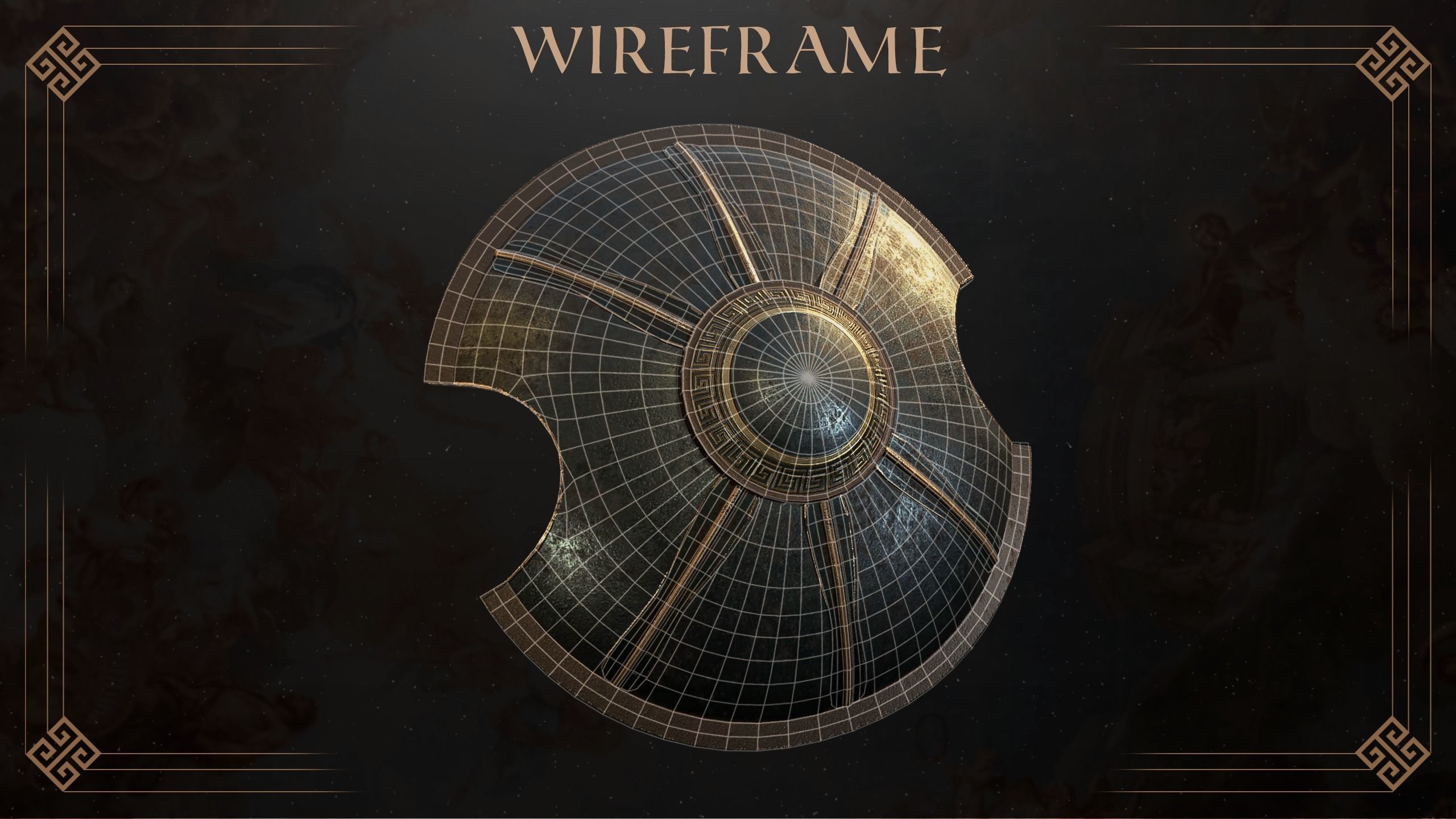 Ancient Greece Shield Pack  3D model_13