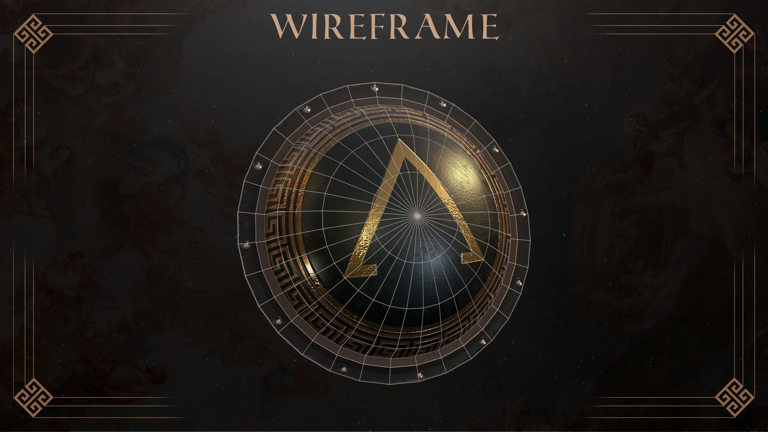 Ancient Greece Shield Pack  3D model_12