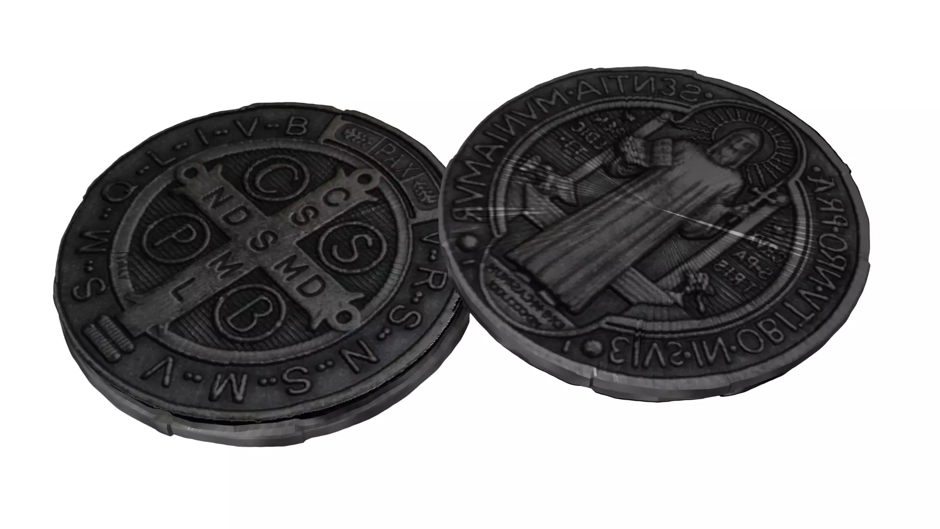 Saint Benedict Medal Free 3D model