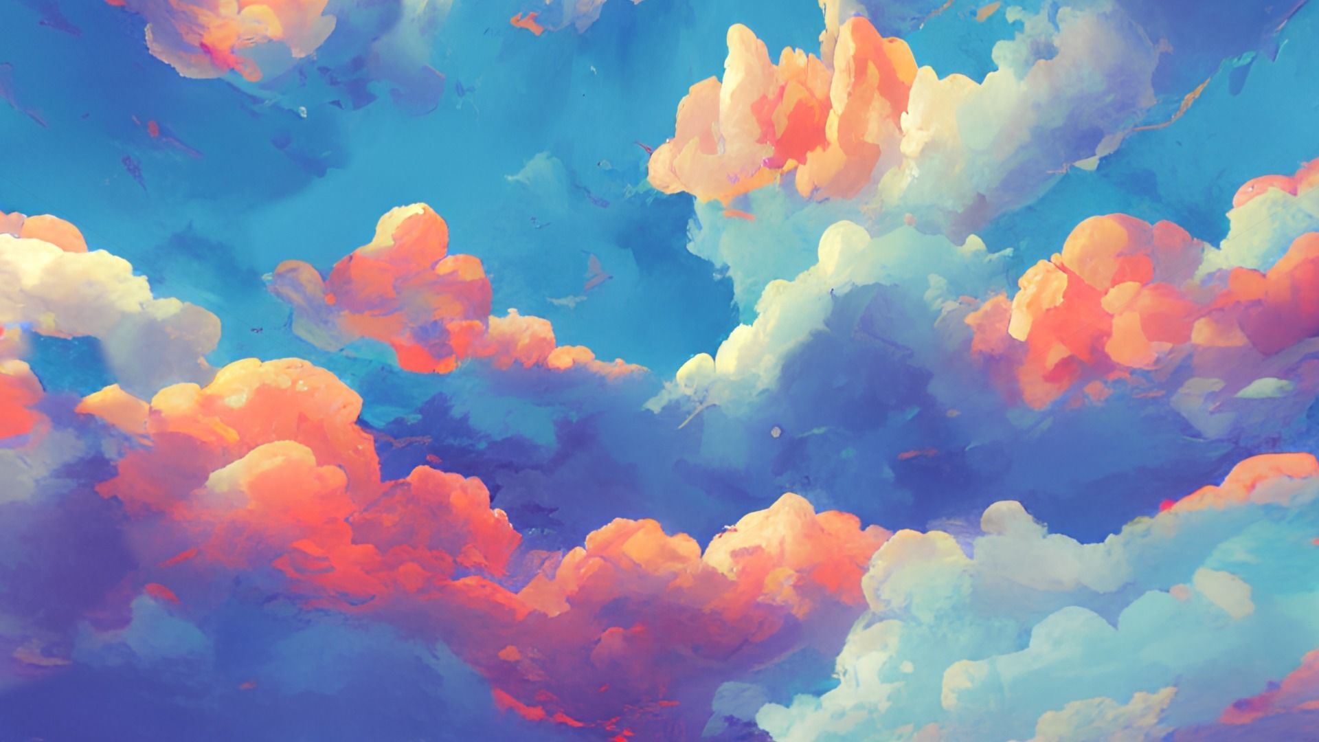 Fantasy Painted Clouds Skybox 3D model | CGTrader