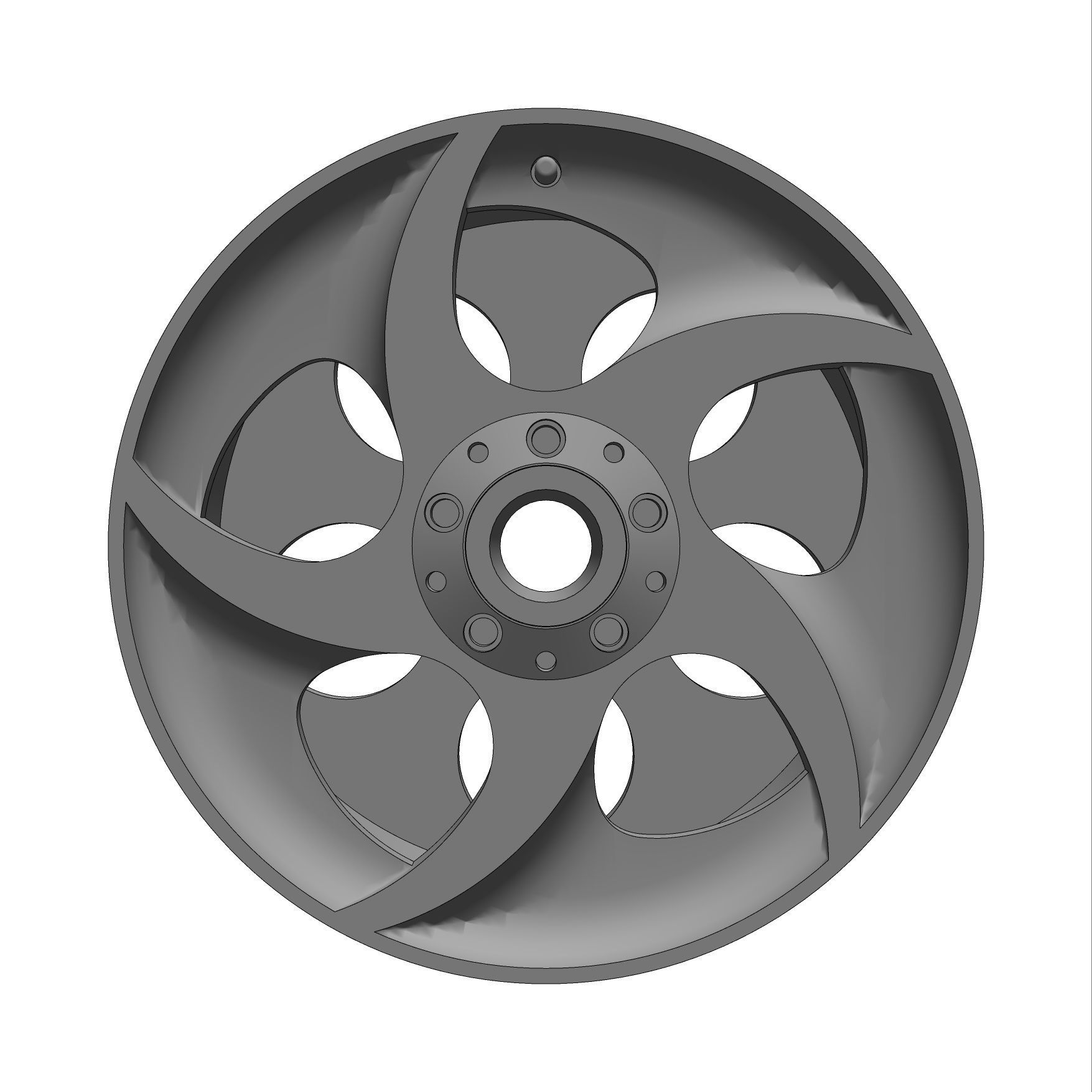 AMG Alphard 164 Rims for Hotwheels 3D print model_2