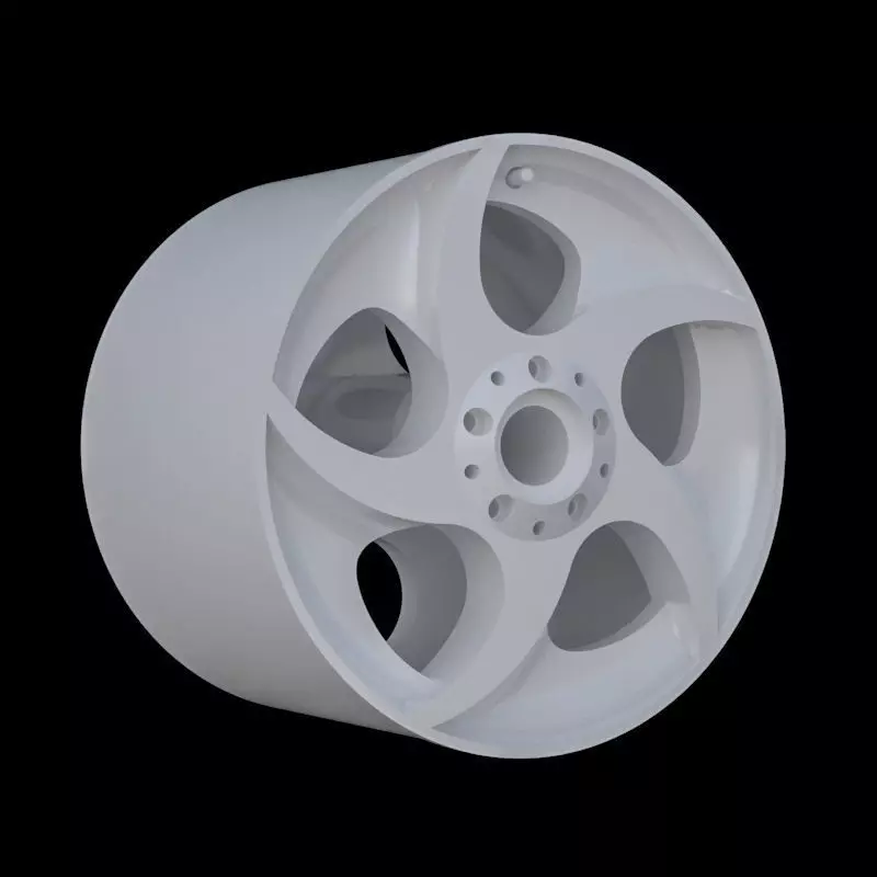 AMG Alphard 164 Rims for Hotwheels 3D print model_0