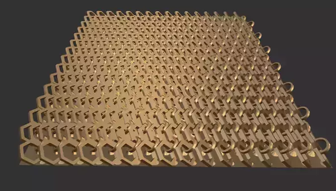 Dwarven Style Chainmail 3D print model