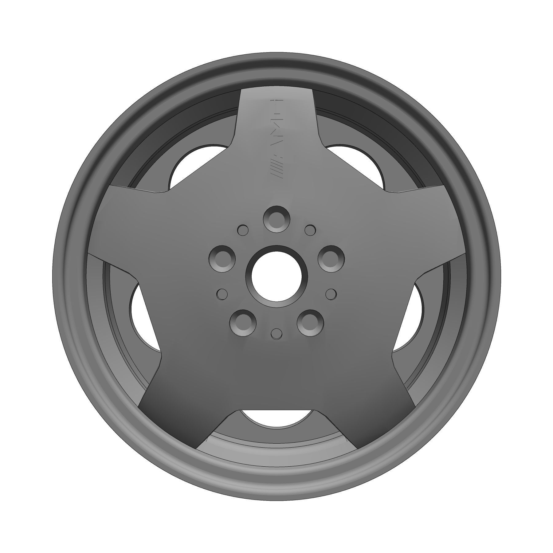 AMG Monoblock 164 RIMS FOR HOTWHEELS 3D print model_2
