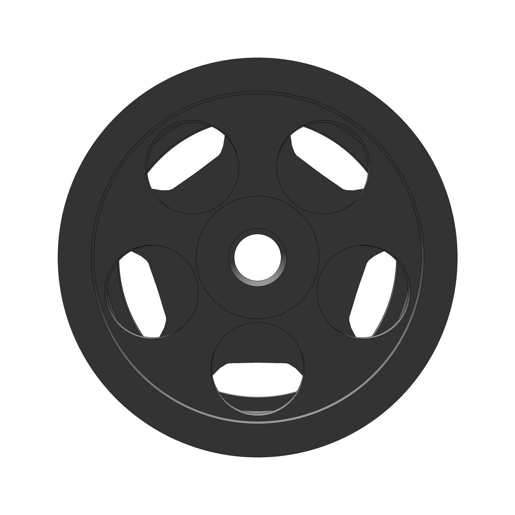 AMG Monoblock 164 RIMS FOR HOTWHEELS 3D print model_4