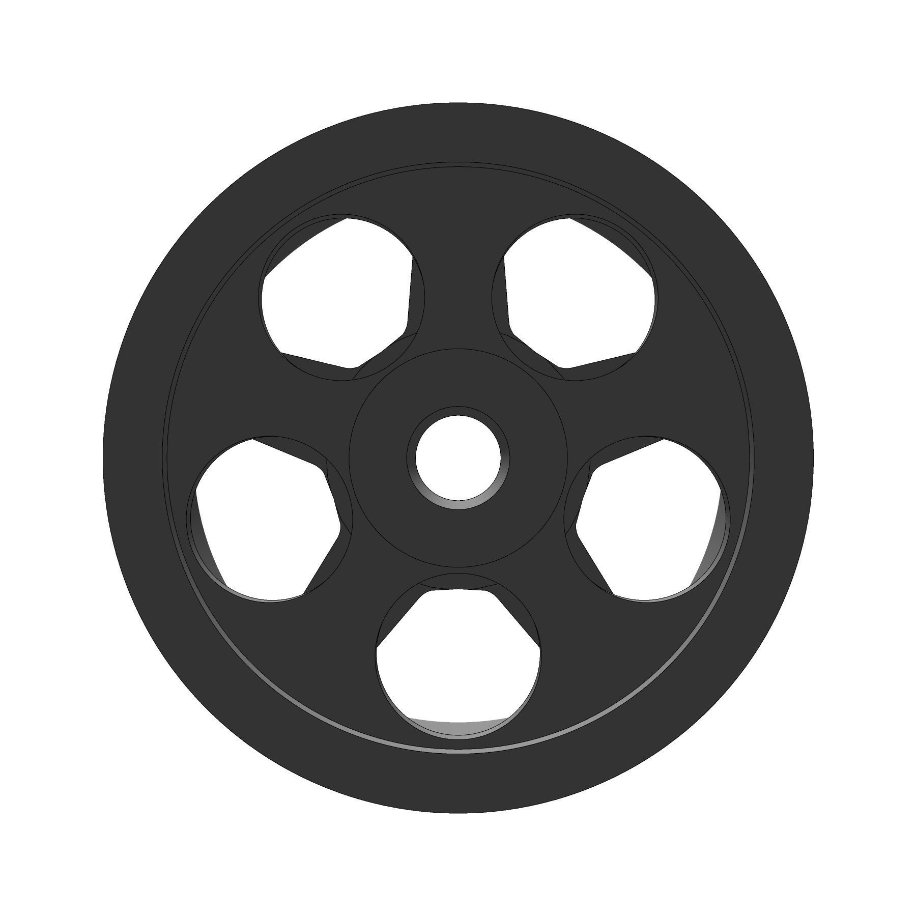 AMG Styling III 164 RIMS FOR HOTWHEELS 3D print model_4