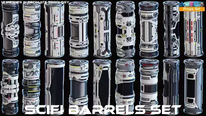 SciFi Barrels set