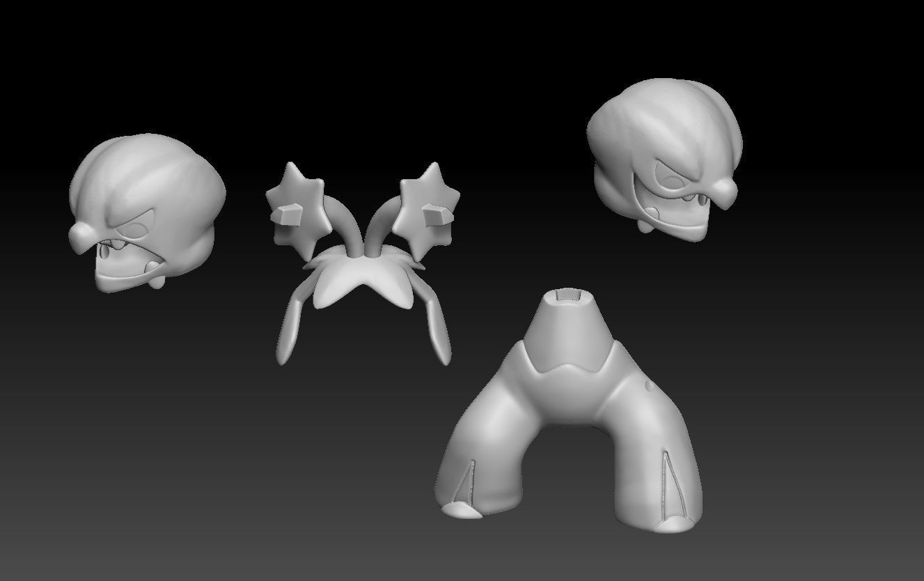 Pokemon Capsakid Scovillain 3D print model_3