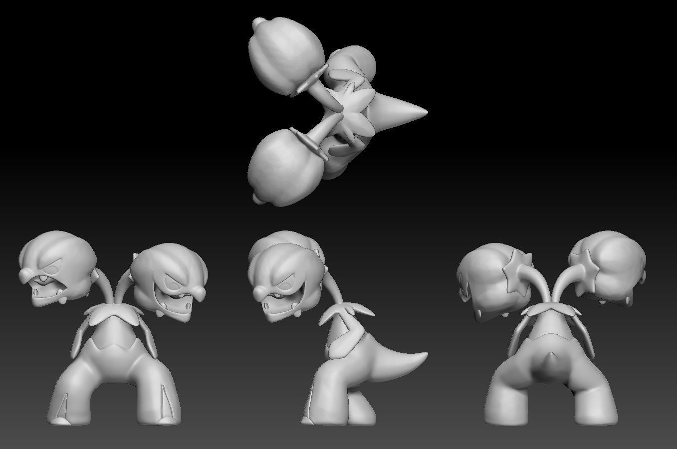 Pokemon Capsakid Scovillain 3D print model_2