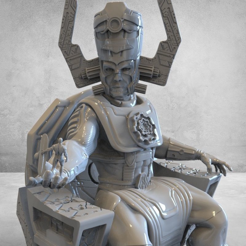 GALACTUS ON THRONE 3D print model_8