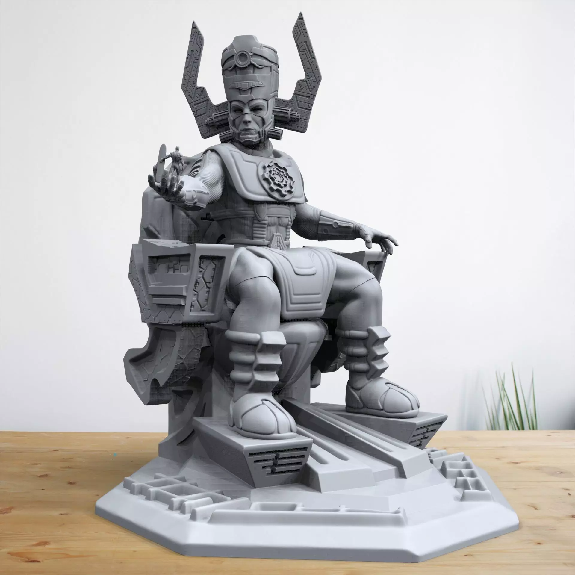 GALACTUS ON THRONE 3D print model_0