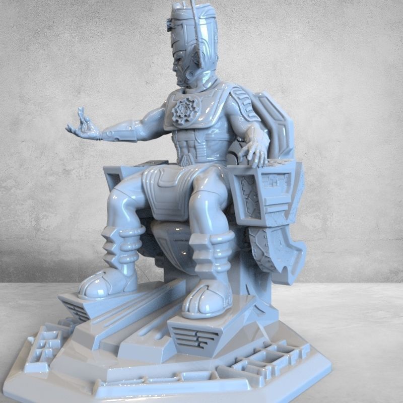 GALACTUS ON THRONE 3D print model_6