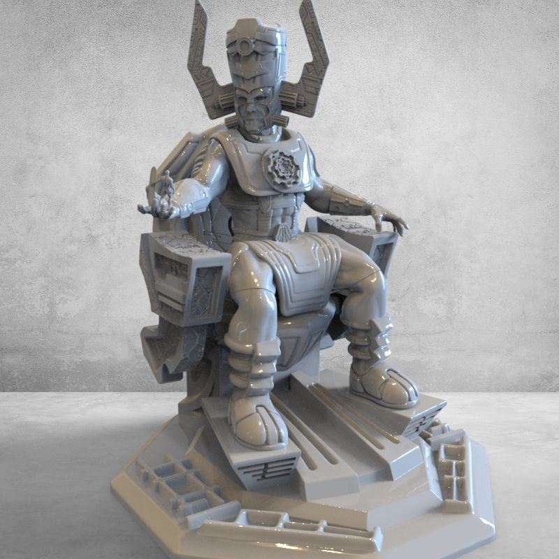GALACTUS ON THRONE 3D print model_2