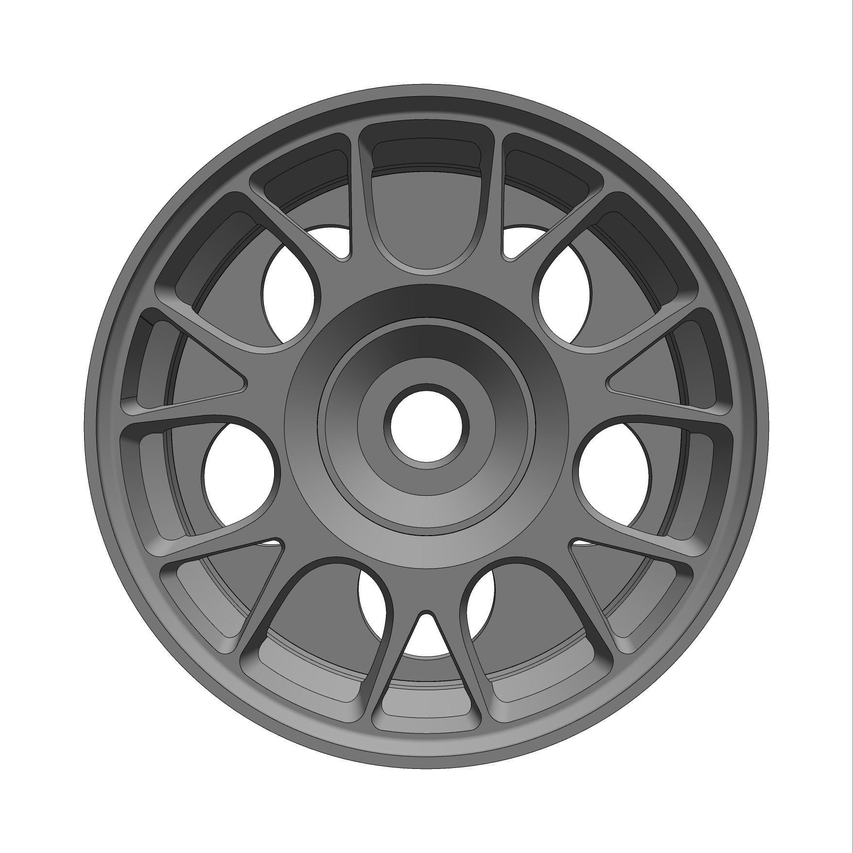Rotiform TUF-R 164 RIMS FOR HOTWHEELS 3D print model 3D model 3D ...