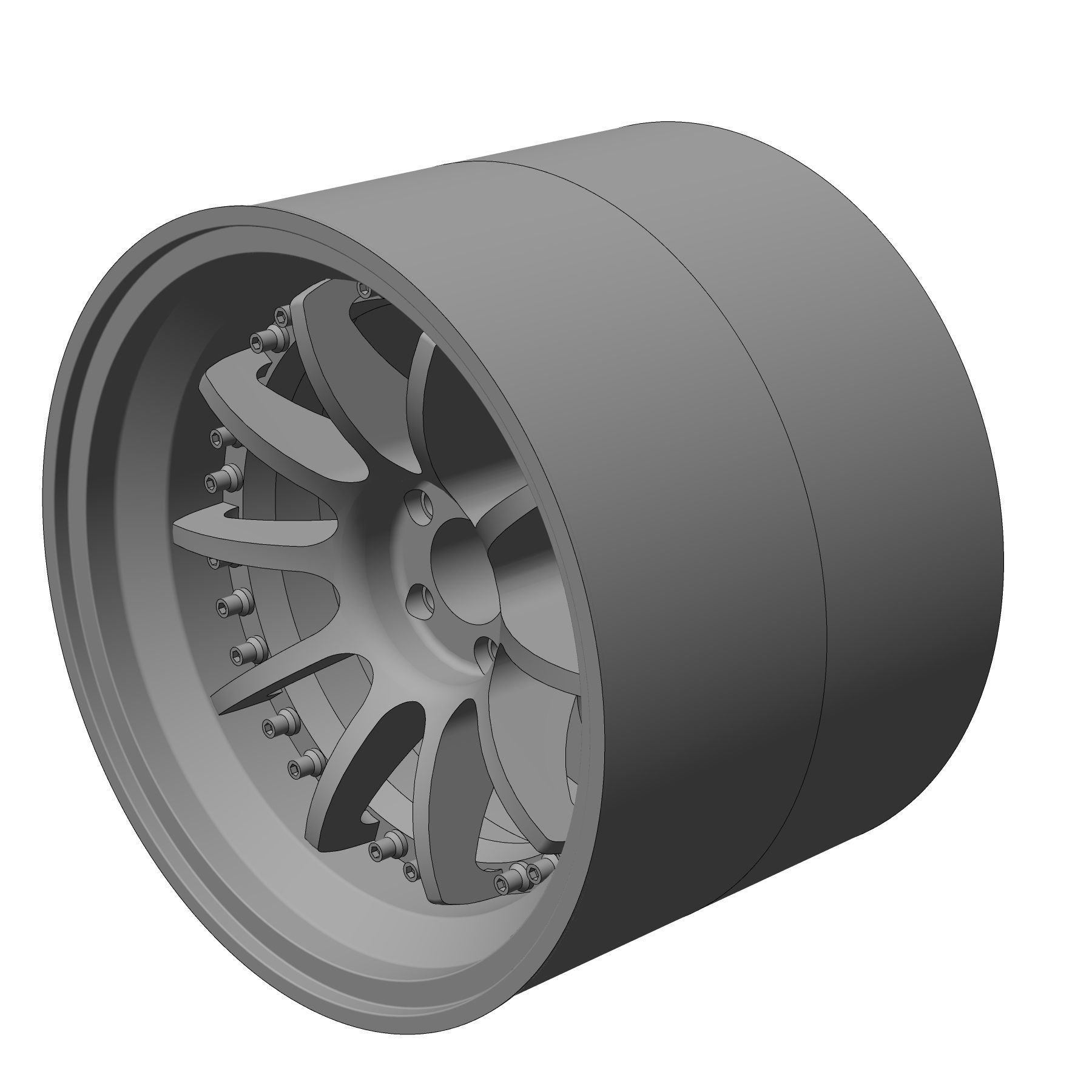 SSR Professor SP5 164 RIMS FOR HOTWHEELS 3D print model 3D print model_1