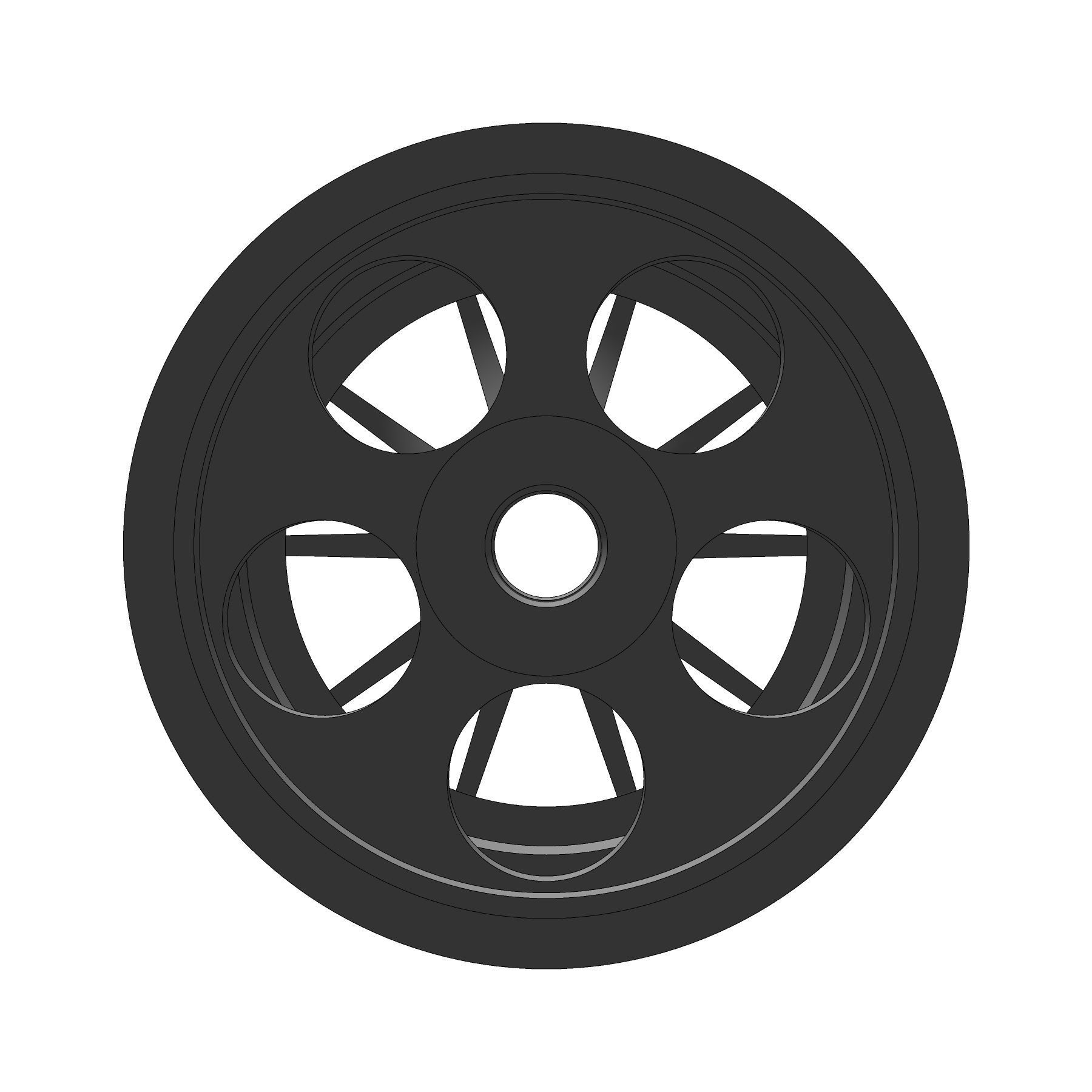 SSR Professor SP5 164 RIMS FOR HOTWHEELS 3D print model 3D print model_4