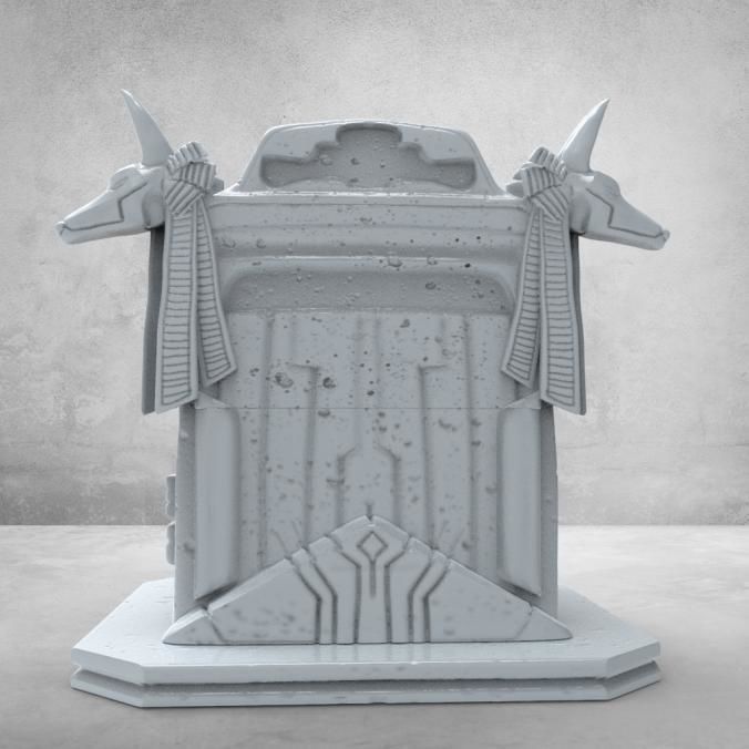 APOCALIPSIS ON THRONE 3D print model_2