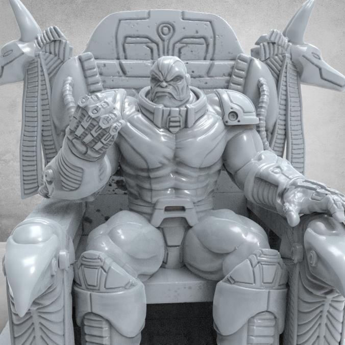 APOCALIPSIS ON THRONE 3D print model_3