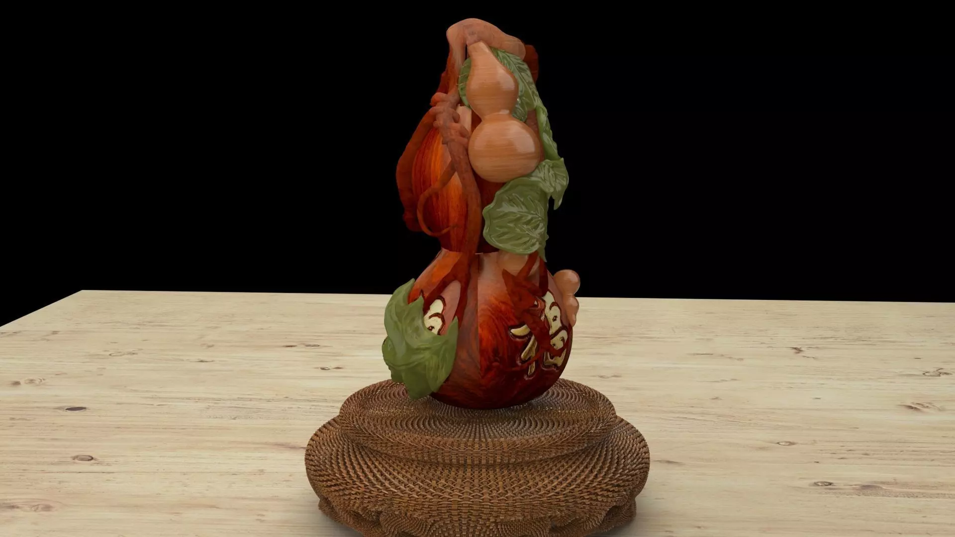 Chinese gourd 3D model