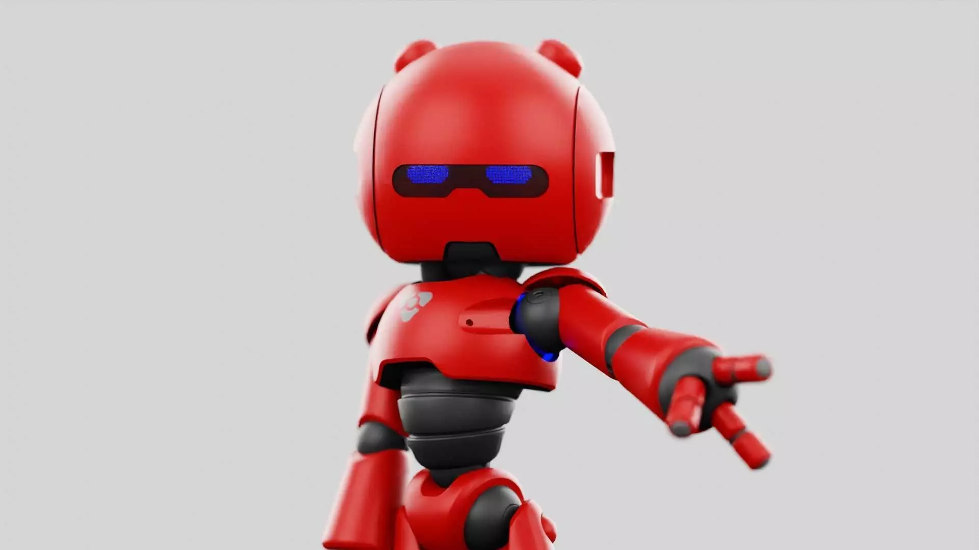 HELL BOY BOT RIGGED 3D model