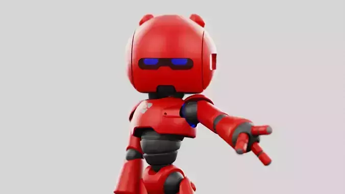 HELL BOY BOT  RIGGED