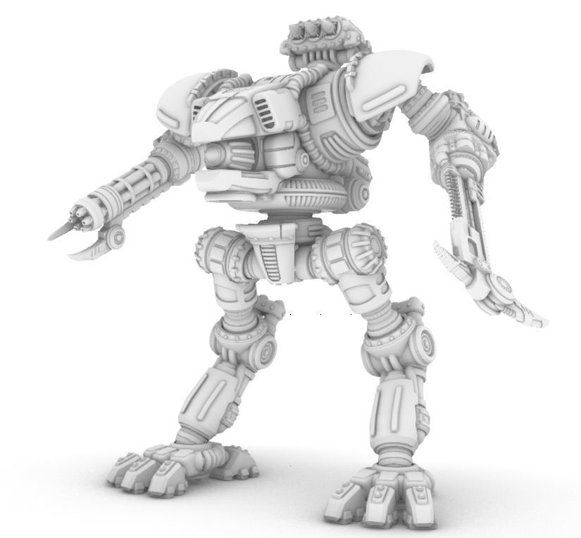 RAPTOR A-28MM PROJECT RAPTOR FAST ATTACK COMBAT WALKER 3D print model_24