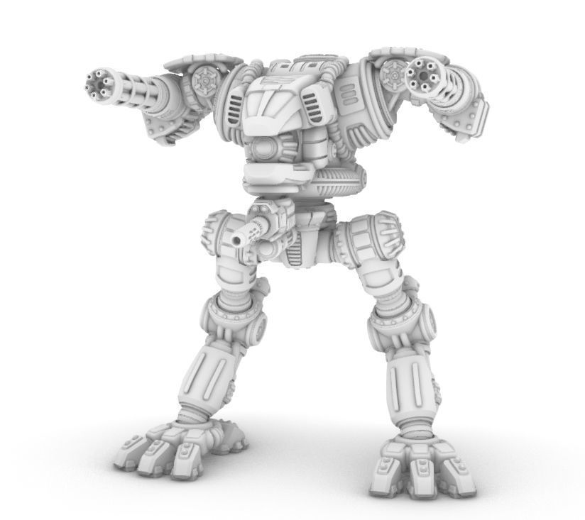 RAPTOR A-28MM PROJECT RAPTOR FAST ATTACK COMBAT WALKER 3D print model_26