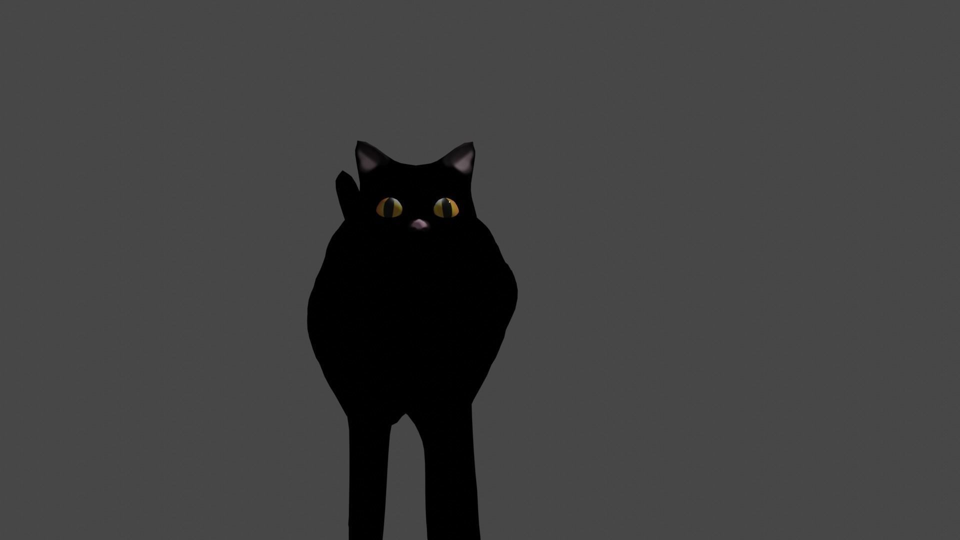 Black Cat 3D model_1