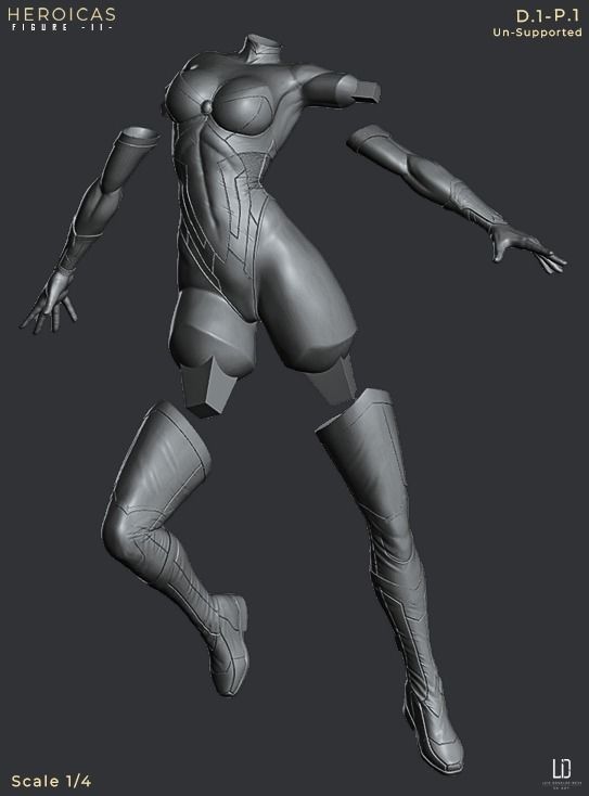 Heroicas - Figure 11 - D1 - Storm -  3D print model_10