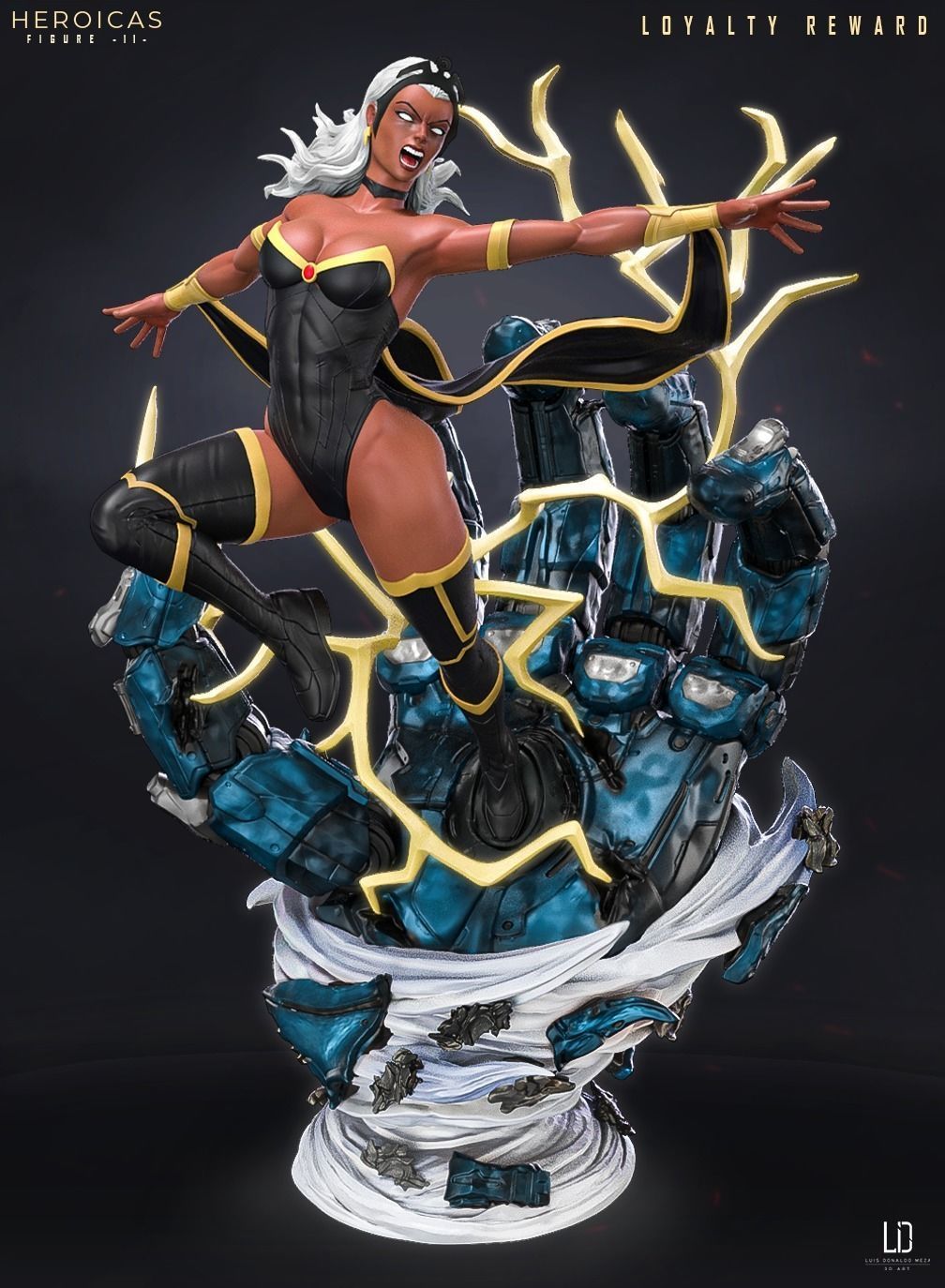 Heroicas - Figure 11 - D1 - Storm -  3D print model_2