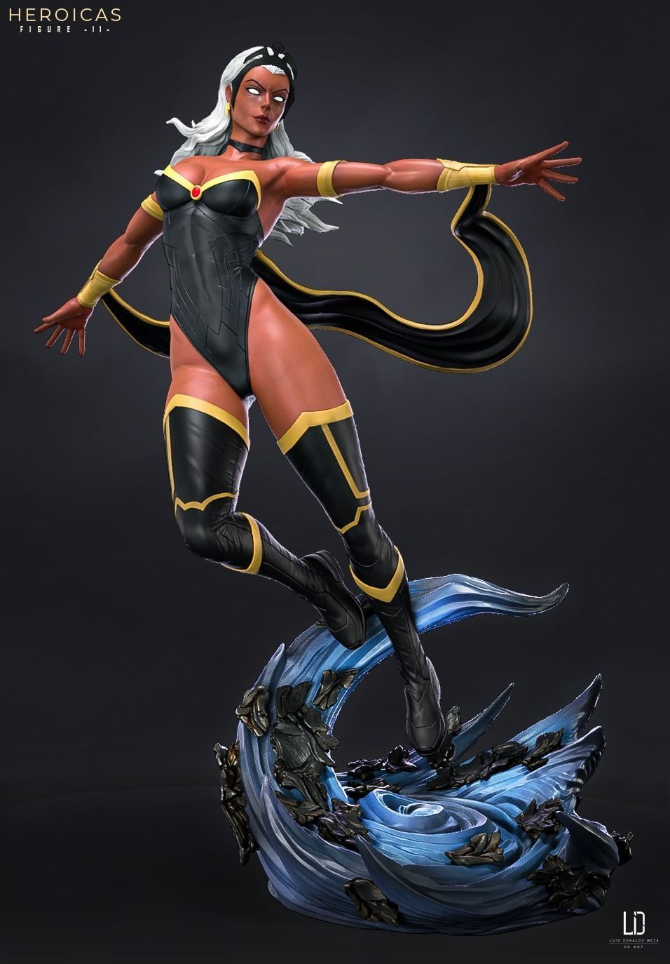 Heroicas - Figure 11 - D1 - Storm -  3D print model_8