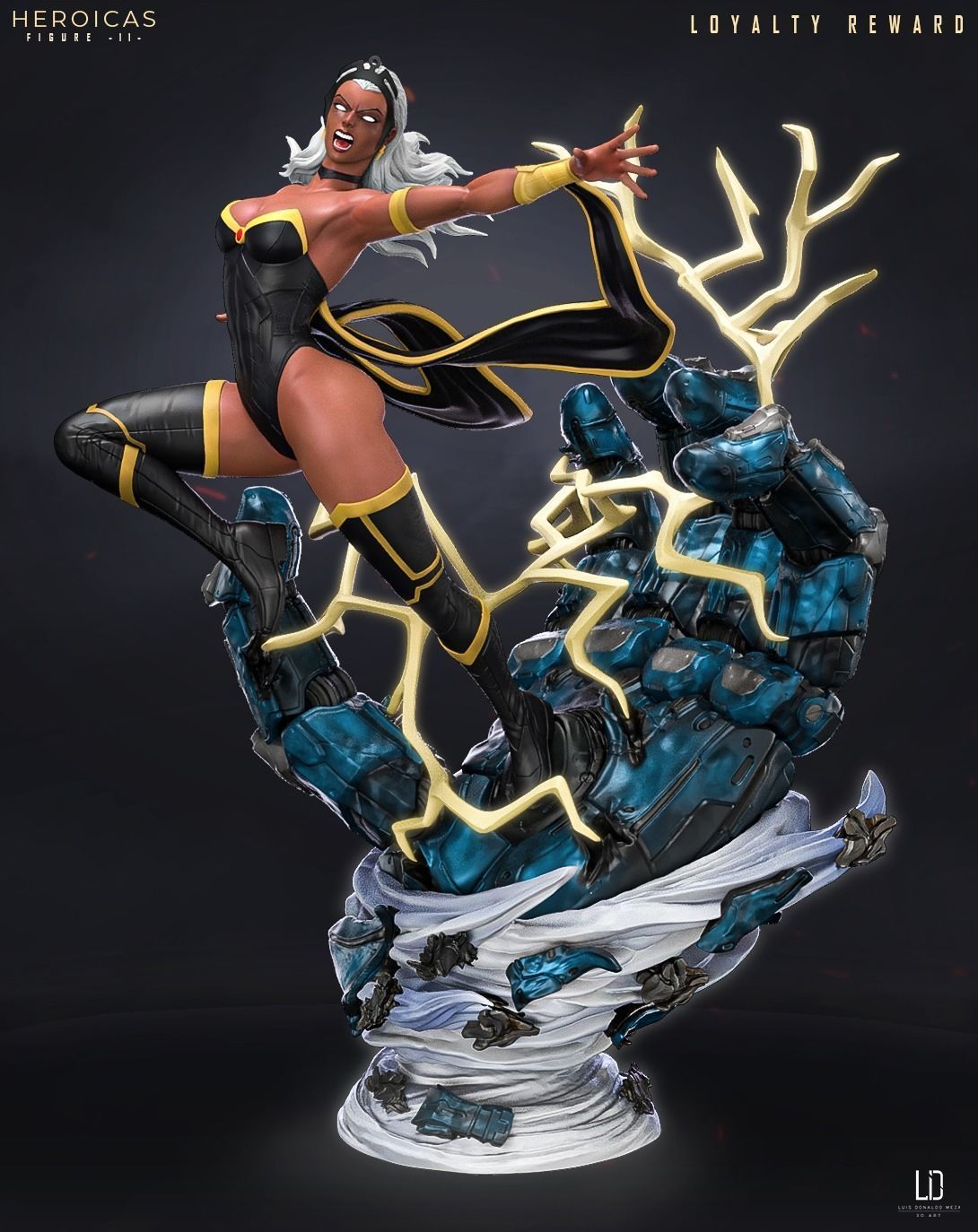 Heroicas - Figure 11 - D1 - Storm -  3D print model_1