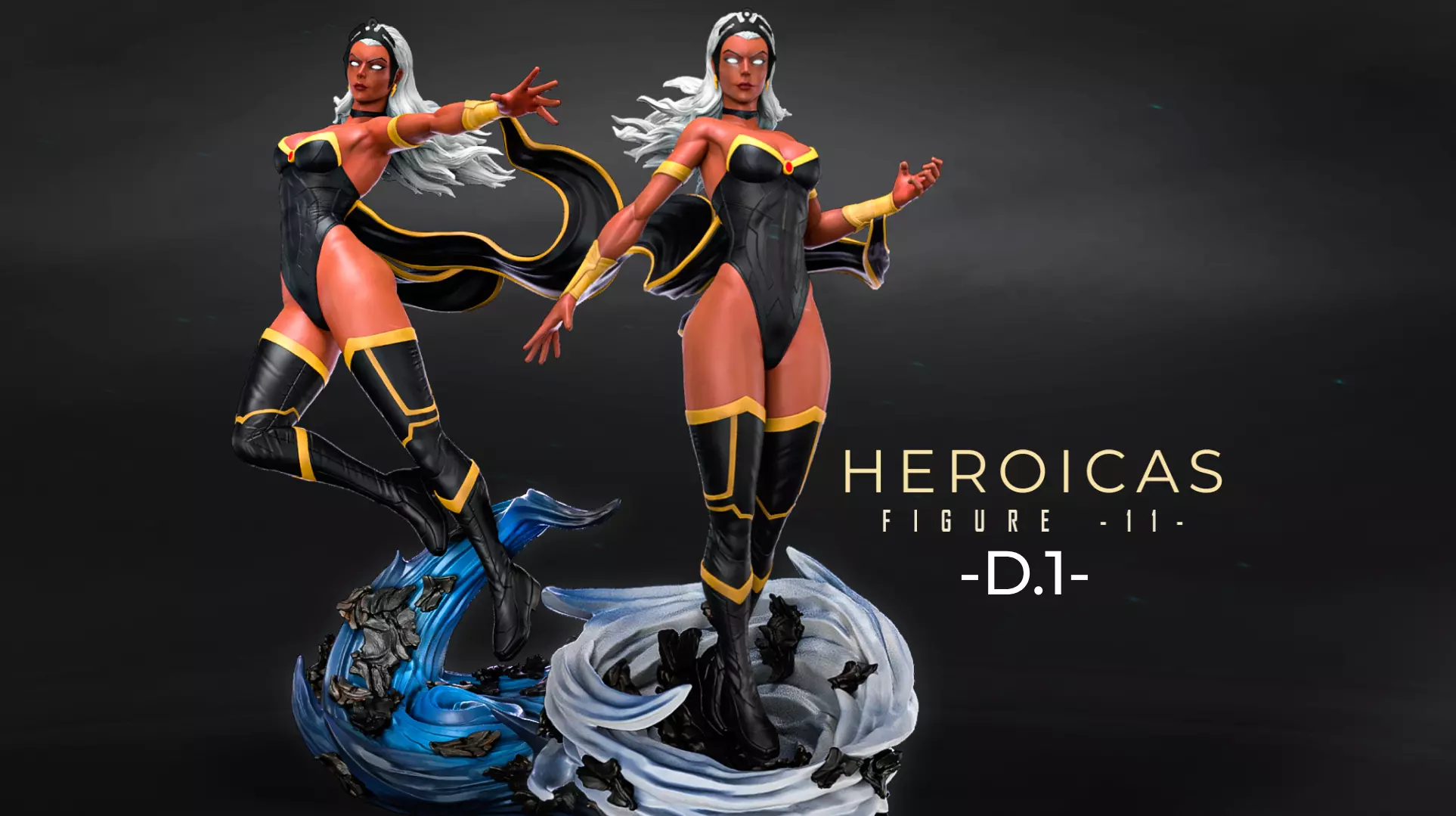 Heroicas - Figure 11 - D1 - Storm -  3D print model_0