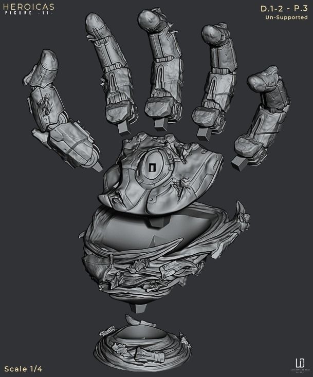 Heroicas - Figure 11 - D1 - Storm -  3D print model_4