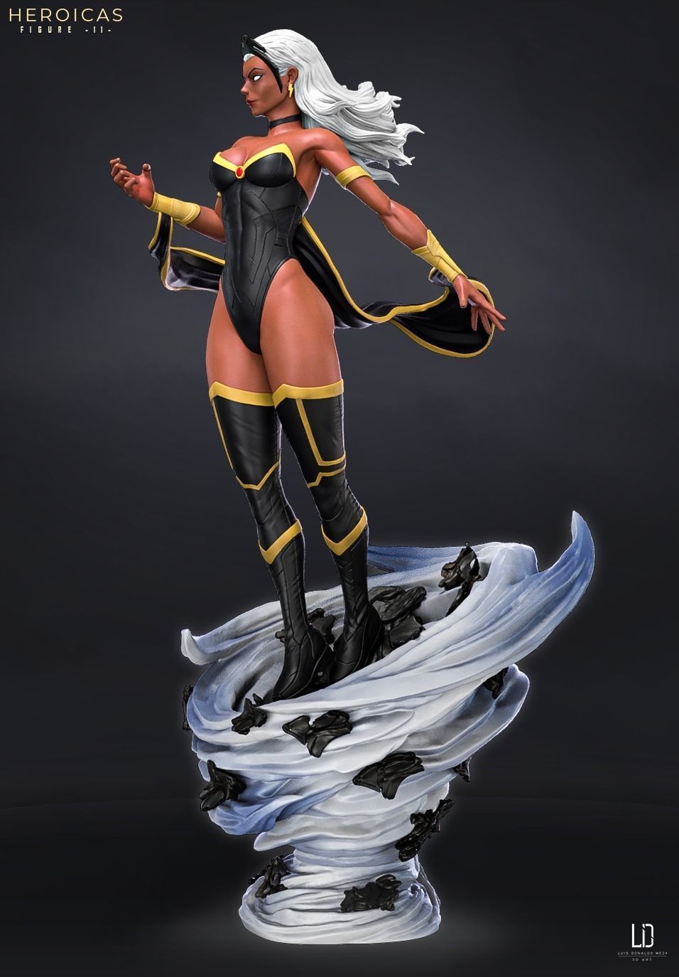 Heroicas - Figure 11 - D1 - Storm -  3D print model_6