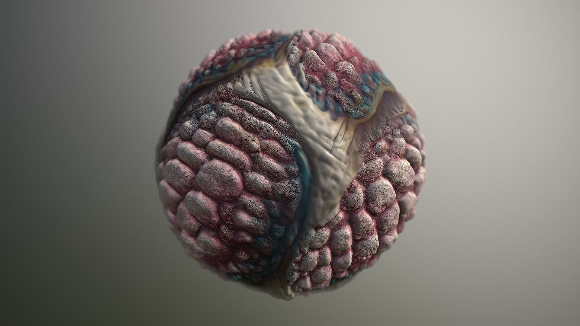 Material Skin Monster 39 Seamless PBR Texture Texture_16