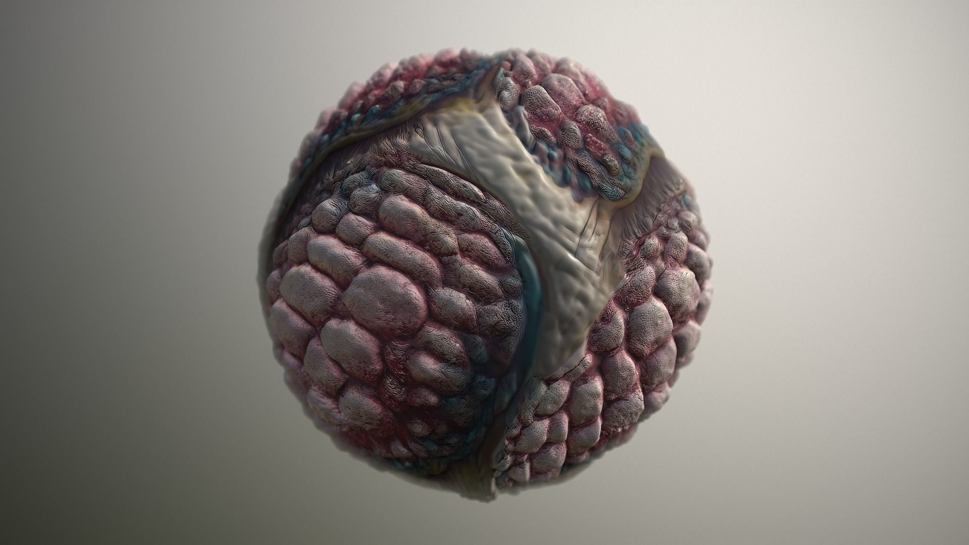 Material Skin Monster 39 Seamless PBR Texture Texture_17