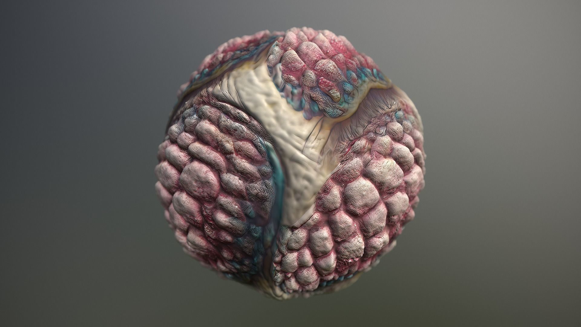 Material Skin Monster 39 Seamless PBR Texture Texture_13