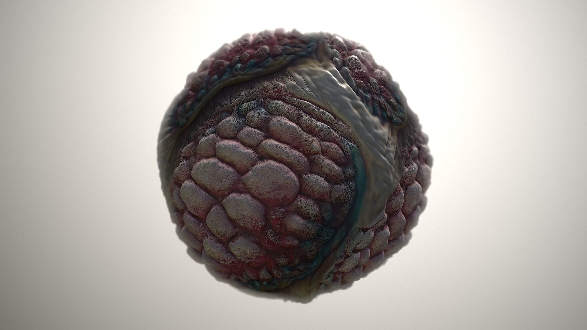 Material Skin Monster 39 Seamless PBR Texture Texture_20