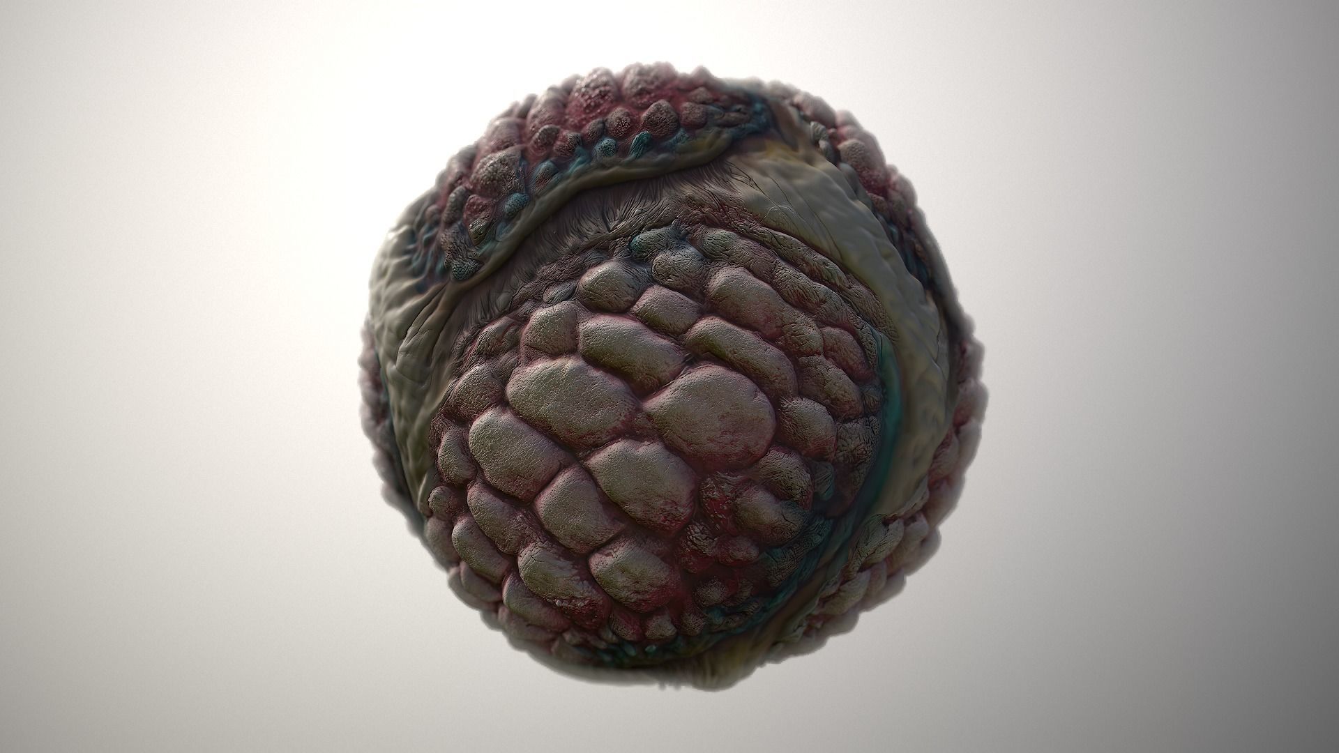 Material Skin Monster 39 Seamless PBR Texture Texture_4