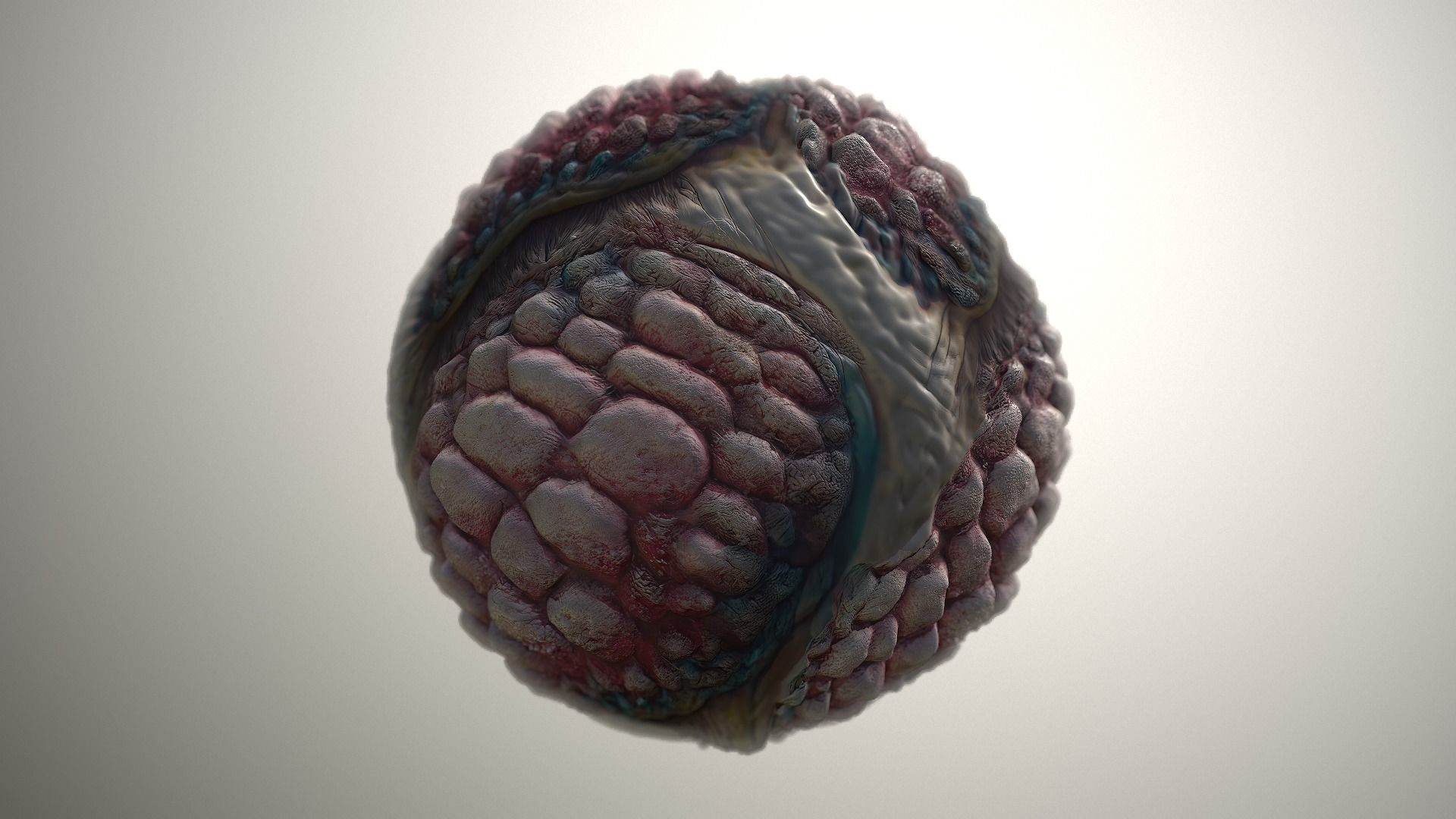 Material Skin Monster 39 Seamless PBR Texture Texture_19