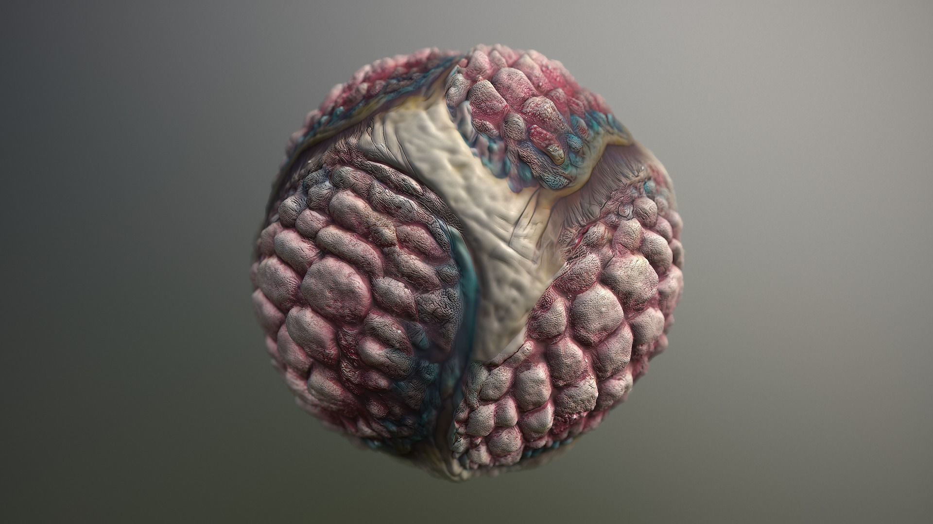 Material Skin Monster 39 Seamless PBR Texture Texture_15
