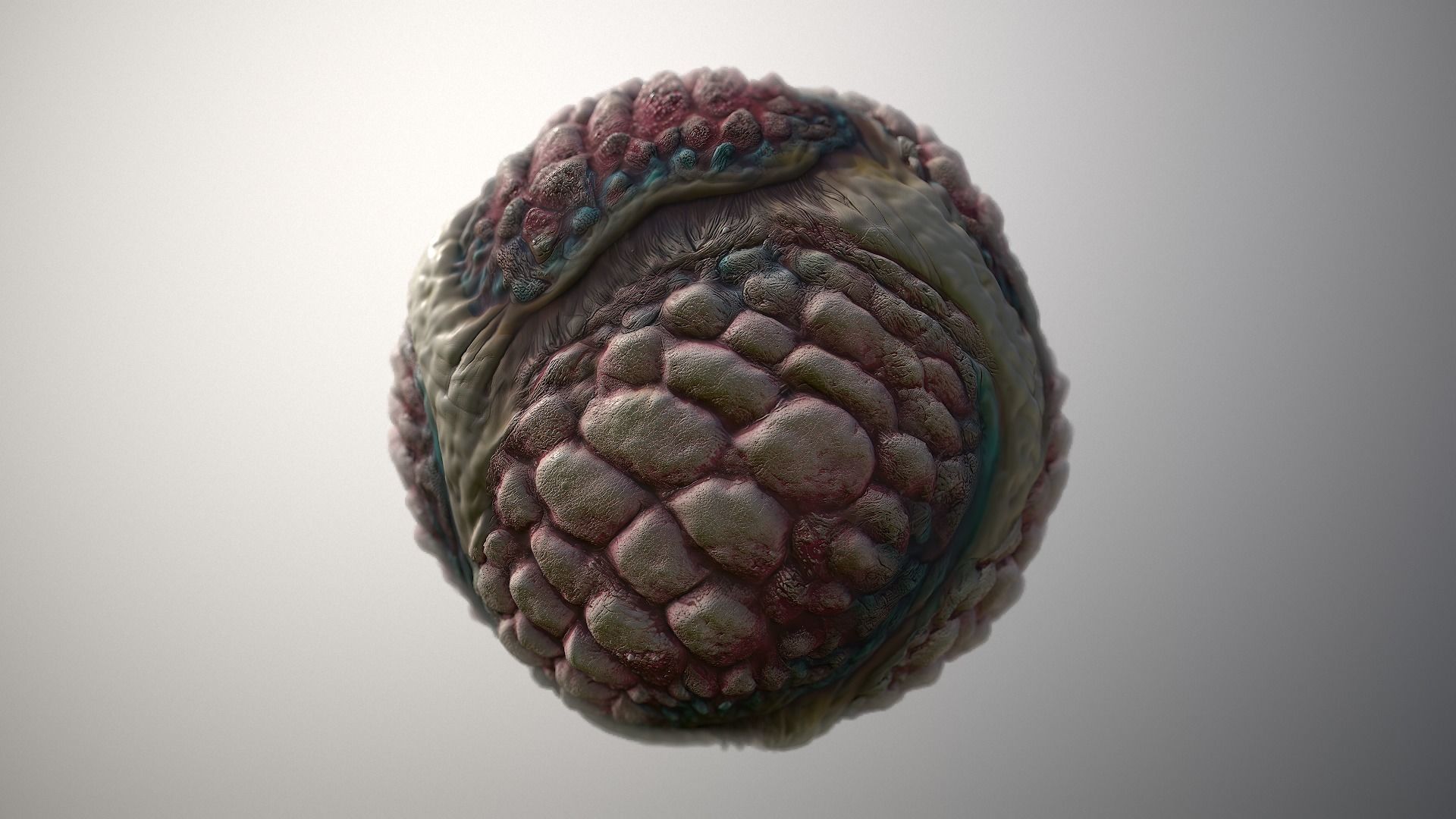 Material Skin Monster 39 Seamless PBR Texture Texture_5
