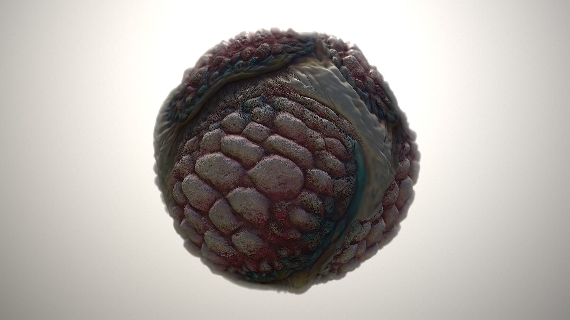 Material Skin Monster 39 Seamless PBR Texture Texture_21
