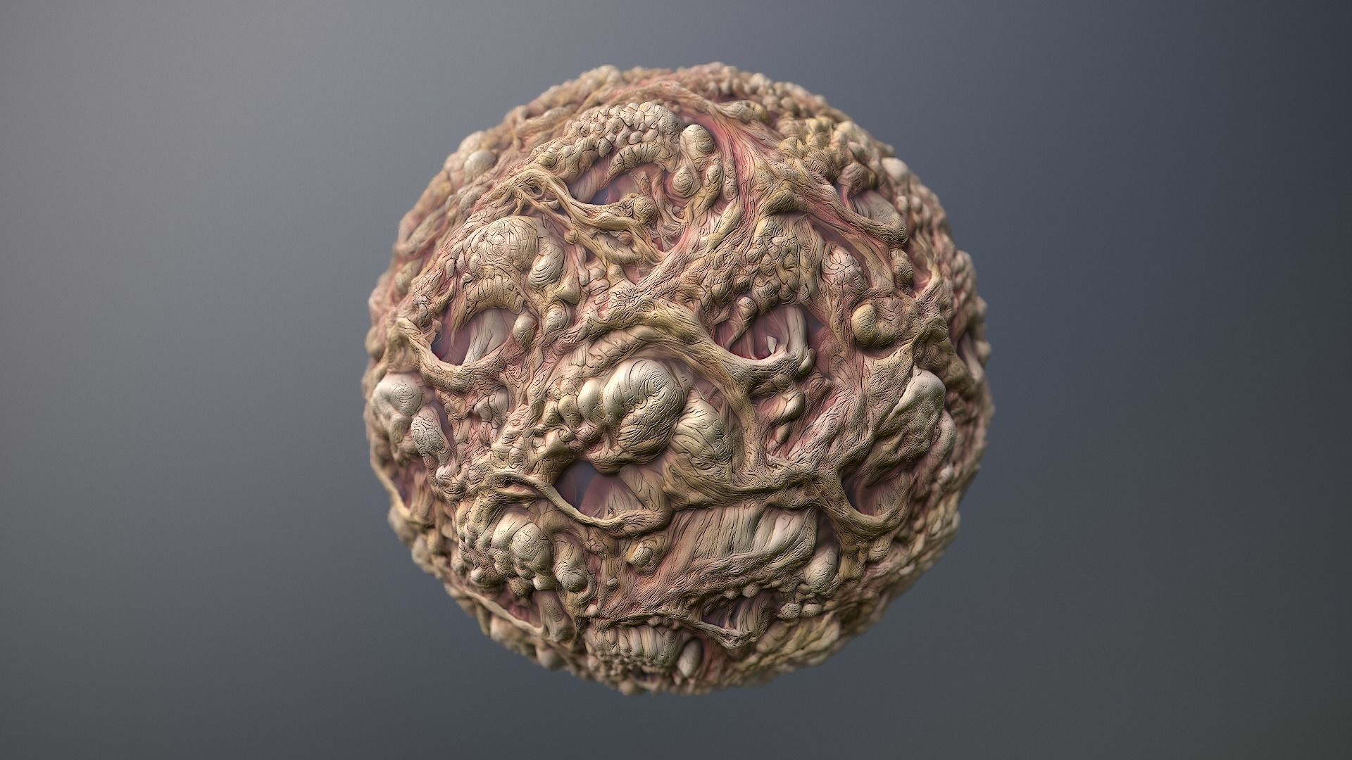 Material Skin Monster 38 Seamless PBR Texture Texture_9