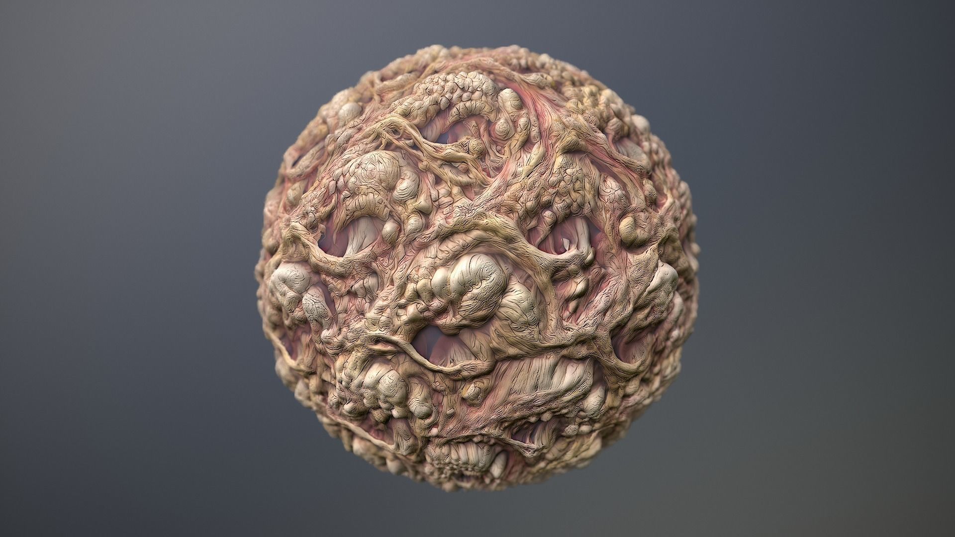Material Skin Monster 38 Seamless PBR Texture Texture_10